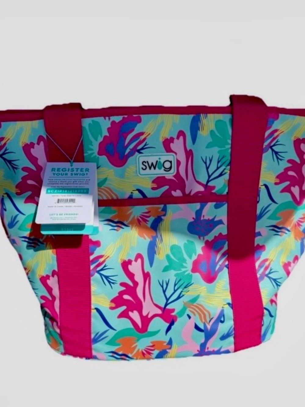 SWIG ZIPPI 36 Cooler Floral Swiglife Foodsafe Lightweight NWT Retail $79